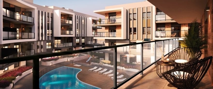 Appartements modernes en vente à Jávea, avec piscines et jardins communs