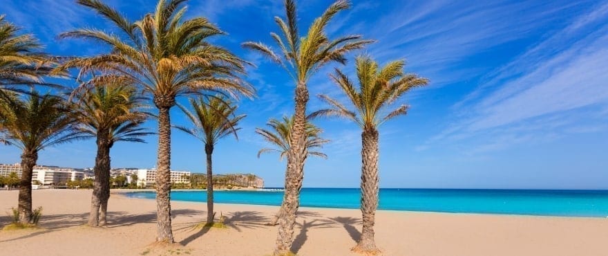Strand von Jávea, Alicante, Costa Blanca