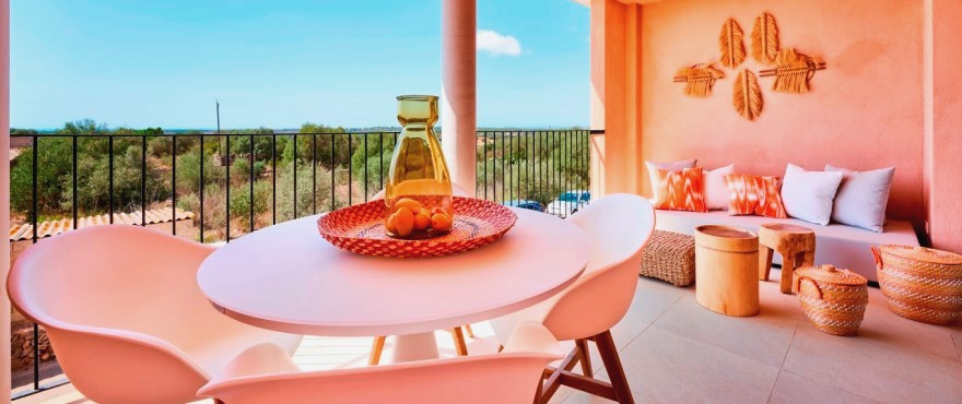New apartments with large terraces in Ses Salines
