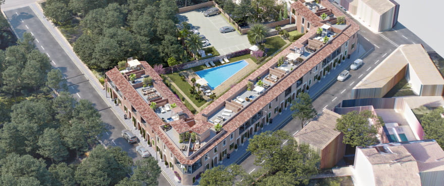 Ikat, new 2 and 3 bedroom apartments in Ses Salines, Mallorca