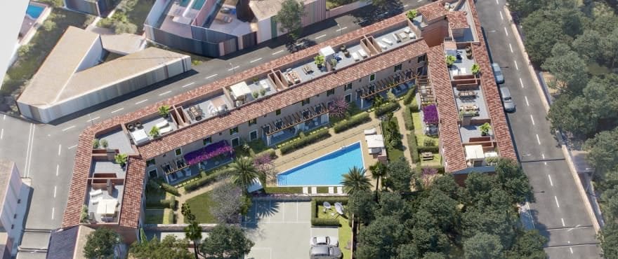 Ikat, nieuwe appartementen met 2 en 3 slaapkamers in Ses Salines, Mallorca