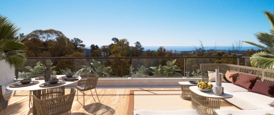 Marbella Lake, nowe apartamenty z tarasami z panoramicznym widokiem