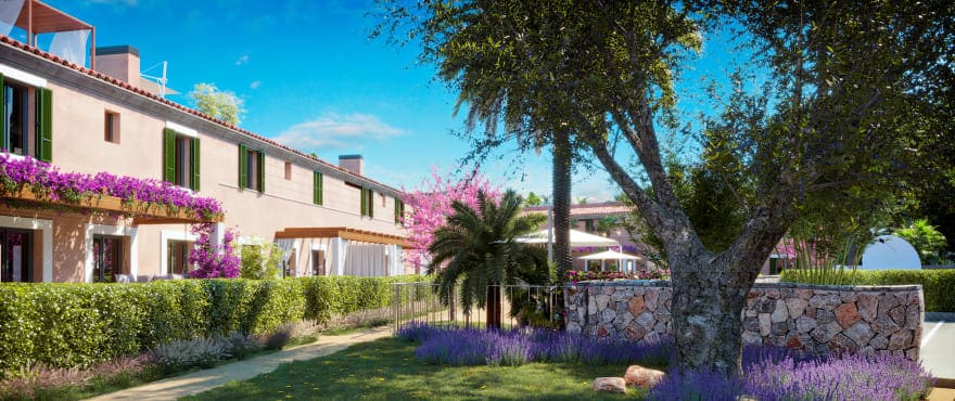 Ikat, neue Apartments mit Gemeinschaftsgartenanlagen auf Mallorca zu verkaufen.