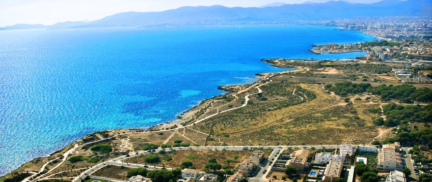 Sa Galera, vista panorámica de Es Carnatge y bahía de Palma