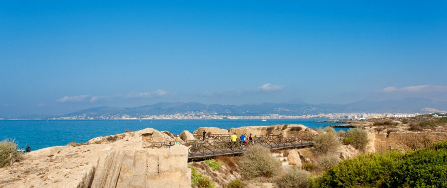 Es Carnatge promenade in the Bay of Palma, Mallorca