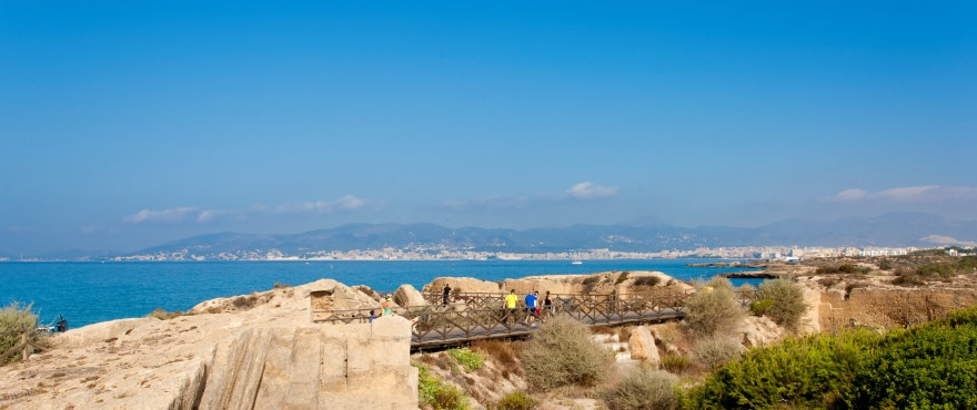Paseo de Es Carnatge en la bahía de Palma, Mallorca
