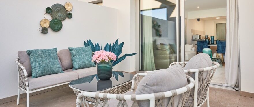 New apartments with large terraces at Cala Bona, Mallorca