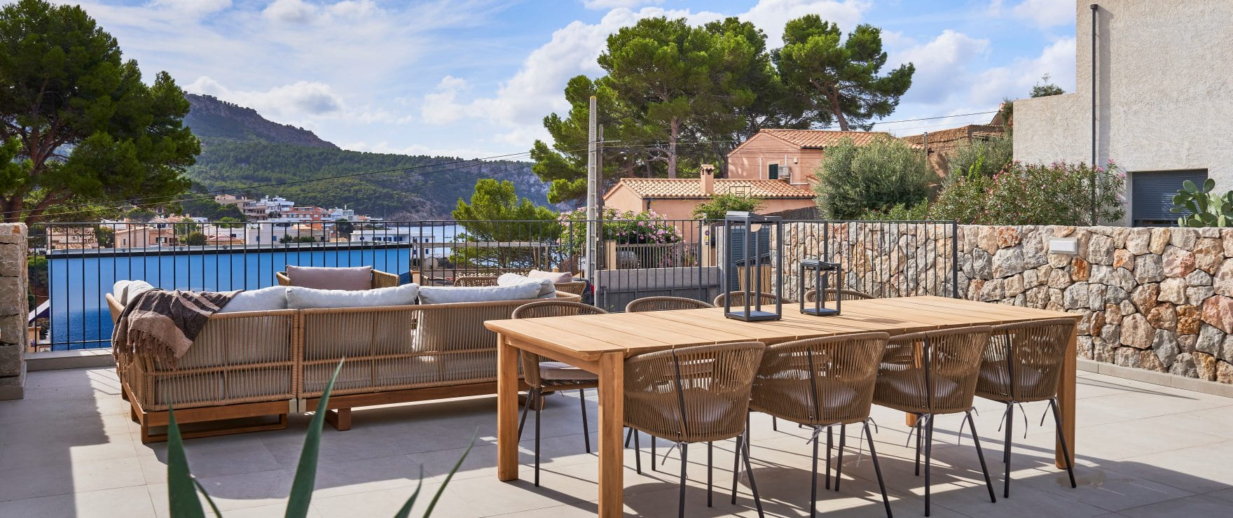 Terraza con vistas en San Telmo, Mallorca