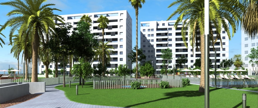 Posidonia: Appartements en vente en première ligne de mer et de plage à à Punta Prima, Torrevieja