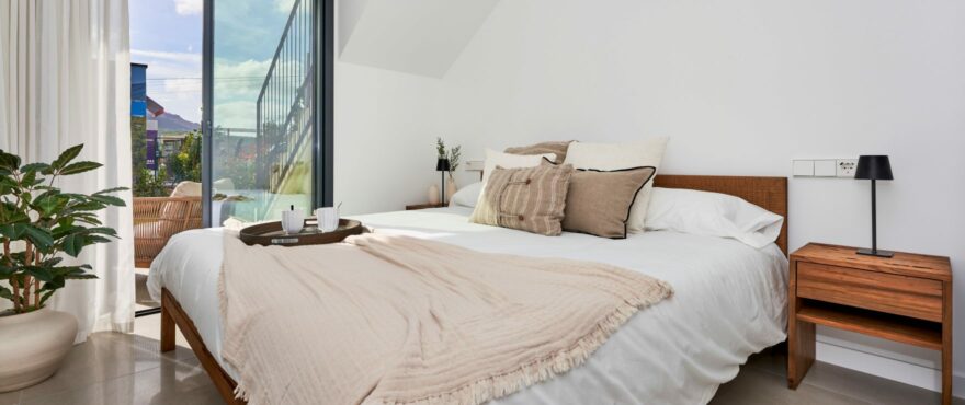 Spacious bedroom at Eclipse