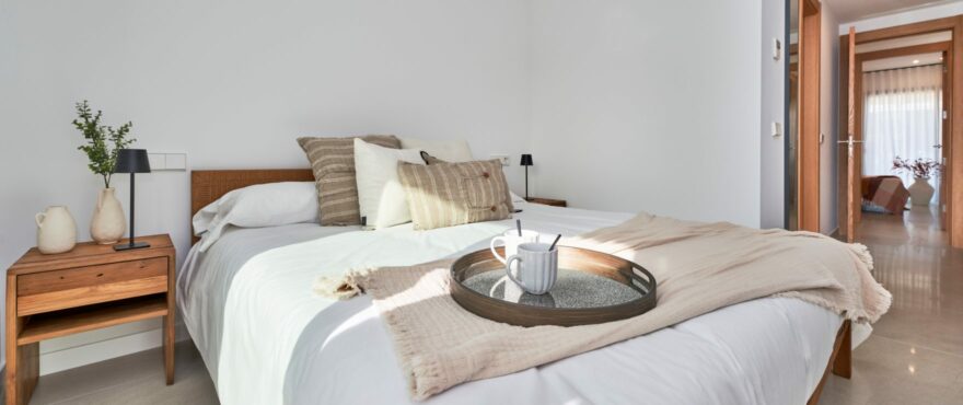 Spacious bedroom at Eclipse