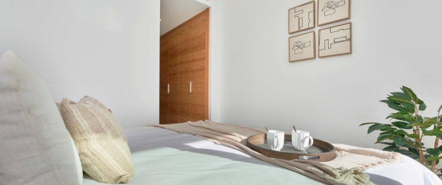 Spacious bedroom at Eclipse