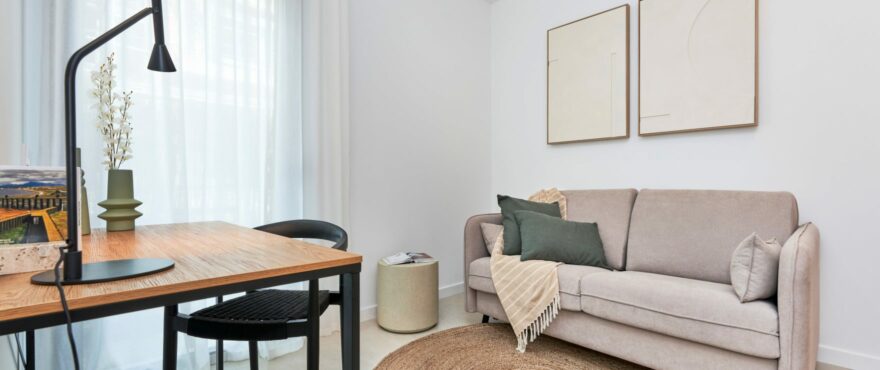 Spacious bedroom at Eclipse