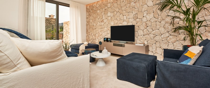 Spacious and modern living room