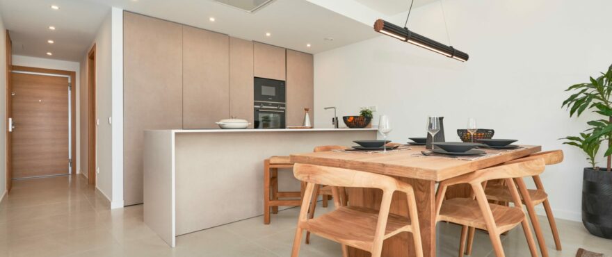Modern kitchen at the new Eclipse apartments