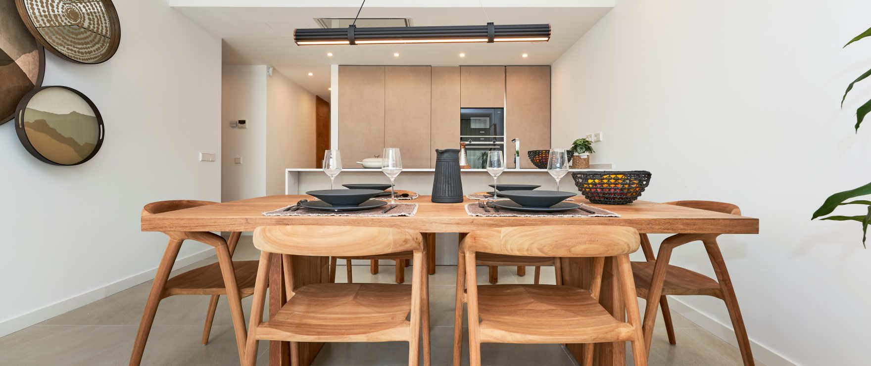 Cocina moderna en los nuevos apartamentos Eclipse