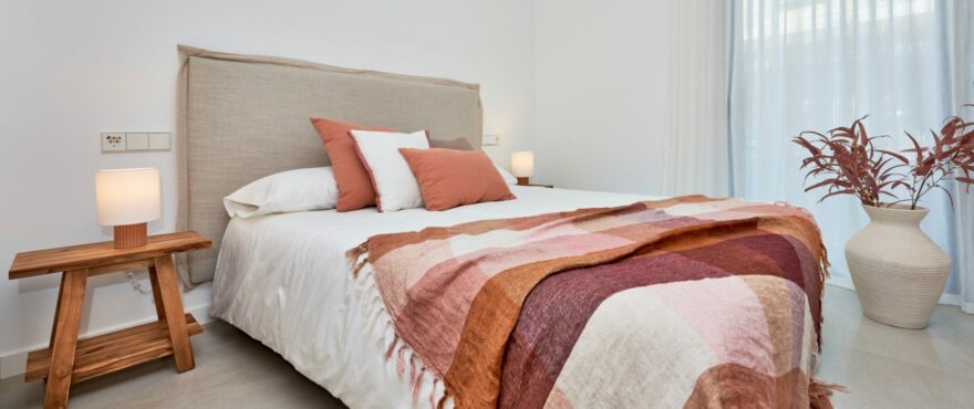 Spacious bedroom at Eclipse