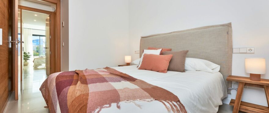 Spacious bedroom at Eclipse