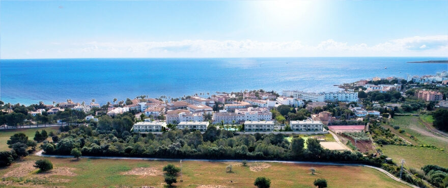 New apartments close to the sea in Cala Bona, Mallorca 