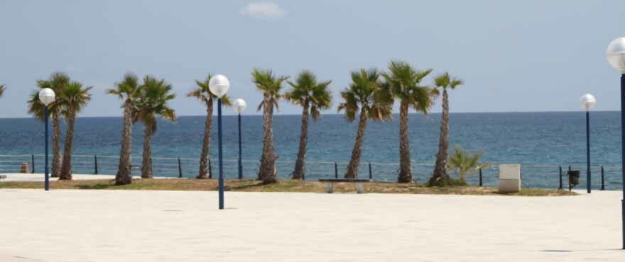 Beach close to the new apartments of Posidonia
