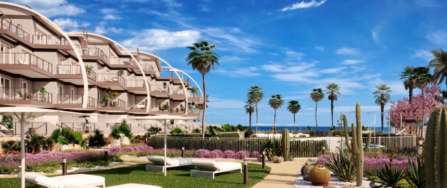 Bella Beach, New 2 and 3-bed apartments for sale in Dénia, next to Almadraba beach.