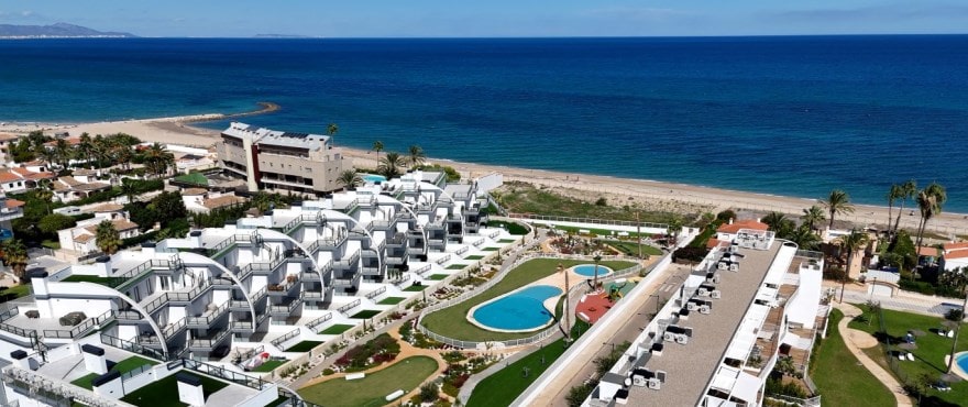 Bella Beach, New 2 and 3-bed apartments for sale in Dénia, in a residential area