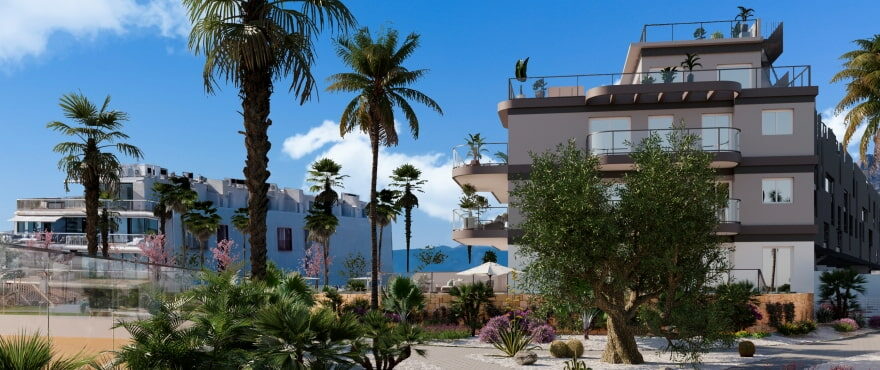 Bella Beach, new residential with communal gardens in Dénia