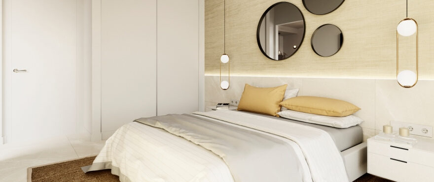 Moderne, heerlijk lichte slaapkamer
