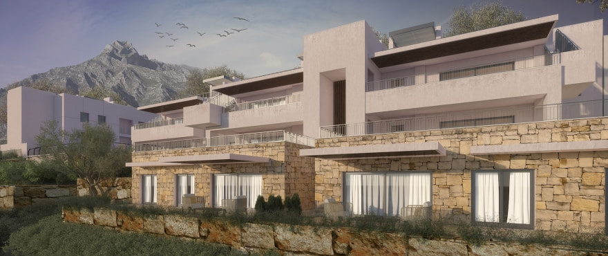 Almazara Hills, Istán: new apartments, penthouses with solarium in Nueva Andalucía