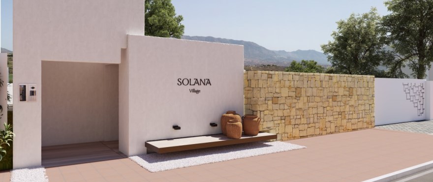 Solana Village: Apartments for sale with communal pool at La Cala Golf Resort