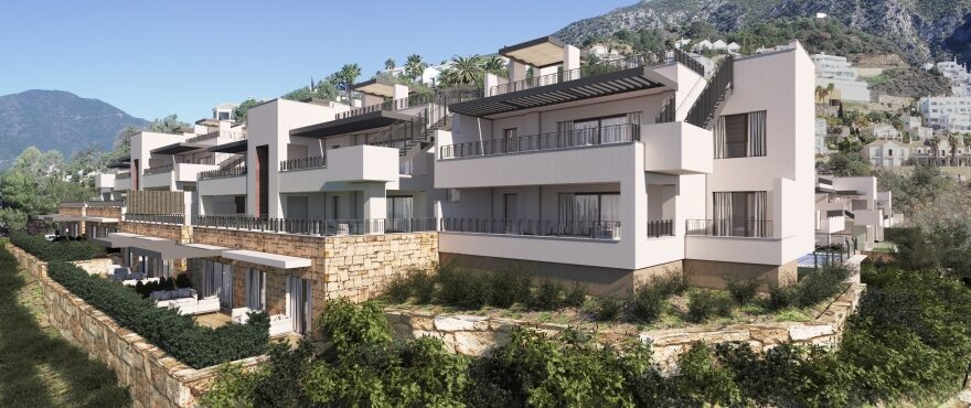 Almazara Hills, Istán: nuevos apartamentos con terrazas con vistas panorámicas