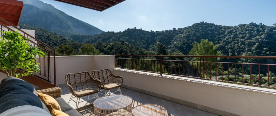 Almazara Forest, Istán: nuevos apartamentos con terrazas con vistas panorámicas