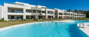 Solemar, Casares: piscina comunitaria en el residencial Solemar, Casares.