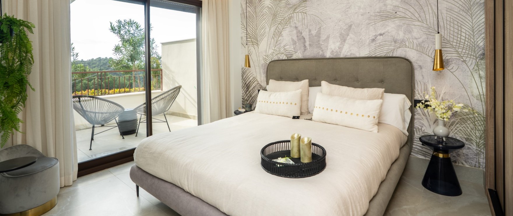 Almazara Forest, Istán: ljust och rymligt dubbelrum i lugnt område