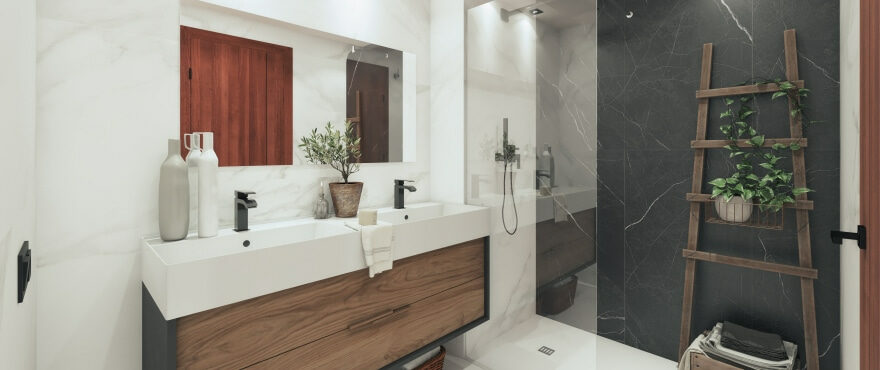 Terra, nya lägenheter till salu från 2 till 3 badrum. Högkvalitativa ytbehandlingar.
