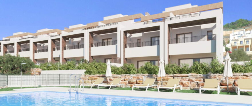 Almazara Views, Istán: new townhouses with communal gardens and pools