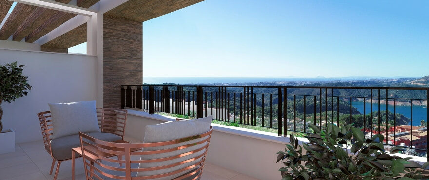 Almazara Views, Istán: new townhouses with terraces and panoramic views
