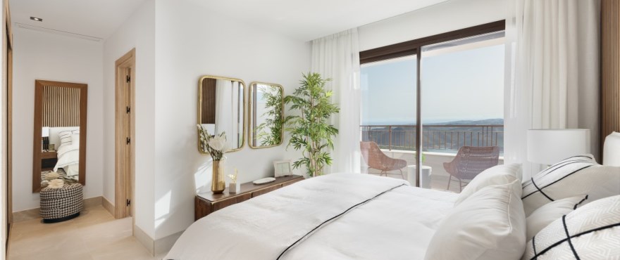 Almazara Views, Istán: spacious and bright double bedroom in a quiet area