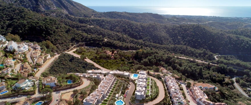 Almazara Views, vue aérienne de la zone