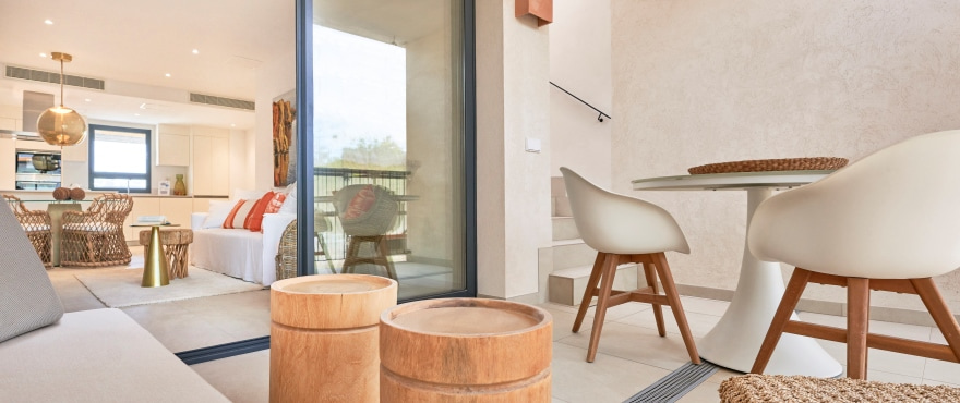 Neue Apartments mit großzügigen Terrassen in Ses Salines