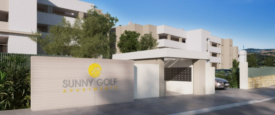 Sunny Golf, lägenheter till salu på första golflinjen, Estepona, Costa del Sol