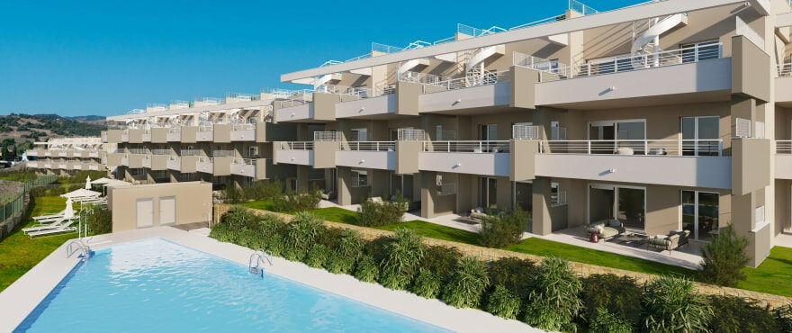 Sunny Golf, apartments with communal pool