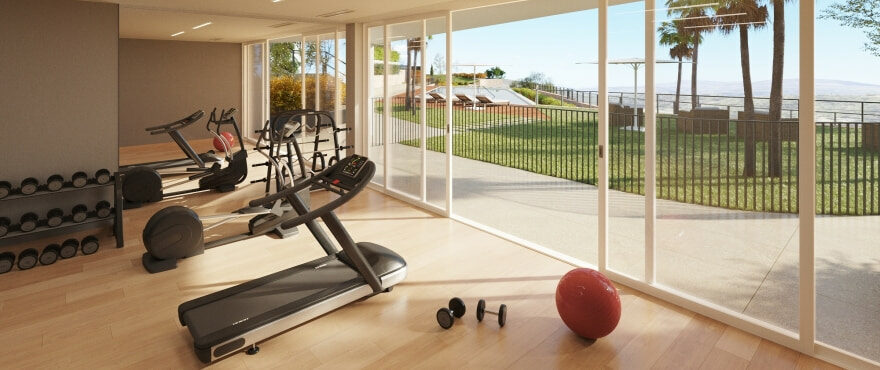Breeze: Gym in communal area