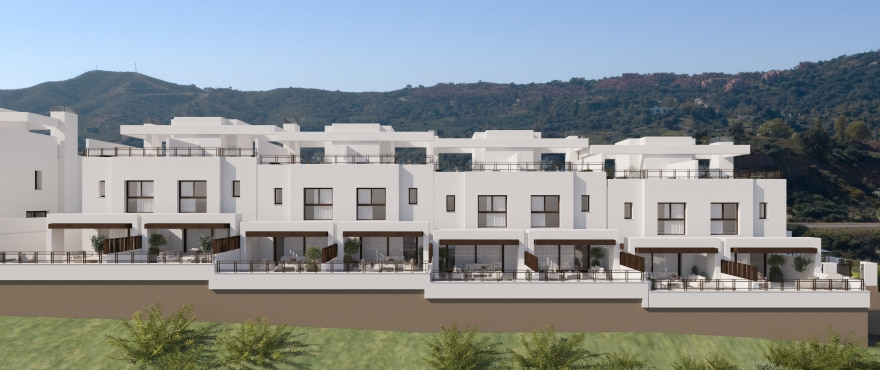 Belaria, townhouses for sale adjacent to the golf course, La Cala Resort, Mijas