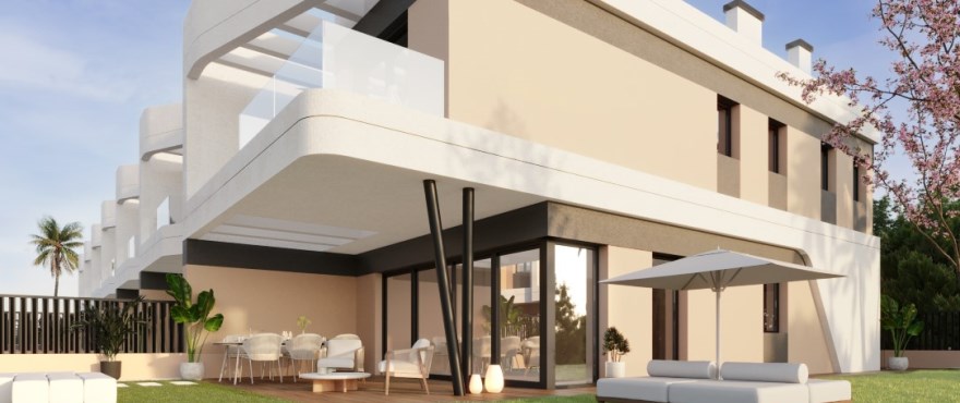 Azur, townhouses for sale overlooking Alicante Golf
