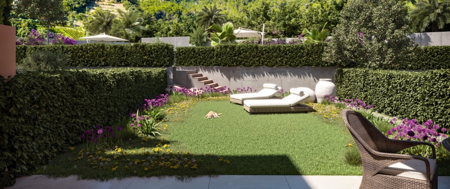 Nuevas casas adosadas con jardín privado en Esporles