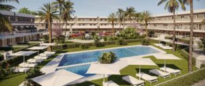 Allure: Nuevos apartamentos y duplex en venta en Elche, Alicante, de 2 y 3 dormitorios. Piscina comunitaria. Costa Blanca