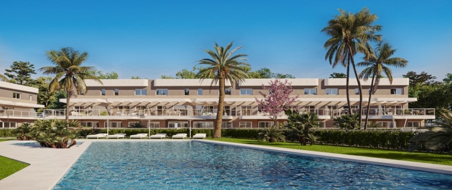 Allure: New apartments and duplexes for sale in Elche, Alicante, de 2 and 3 bedrooms. Communal Swimming pool. Costa Blanca