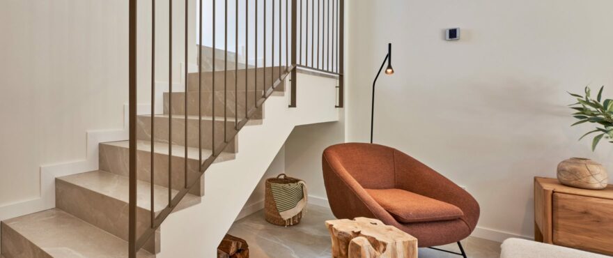 Stairs with natural light