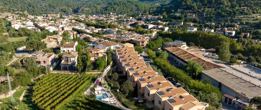 Es Voltor, nuevas casas adosadas en Esporles, Mallorca